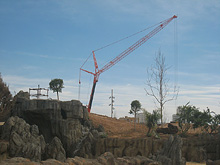 Building of the Bioparc zoo in Valencia