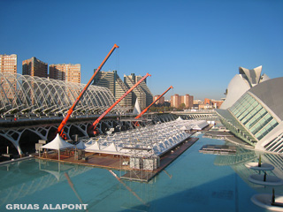 Evento Formula 1 en CAC Ciudad de las Artes y las Ciencias en Valencia